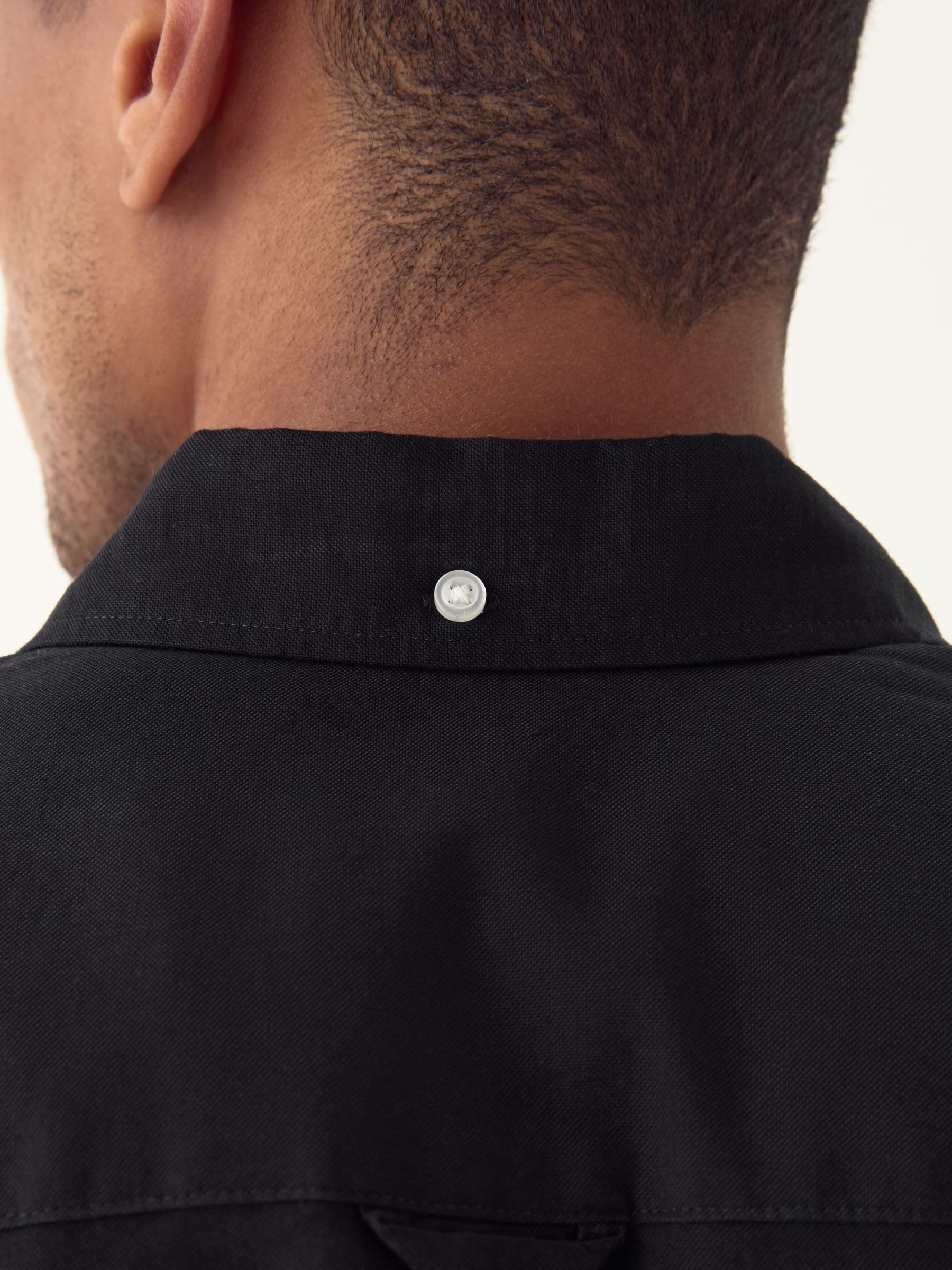 Next Camicia Oxford Maniche Corte Uomo M Nera regular
