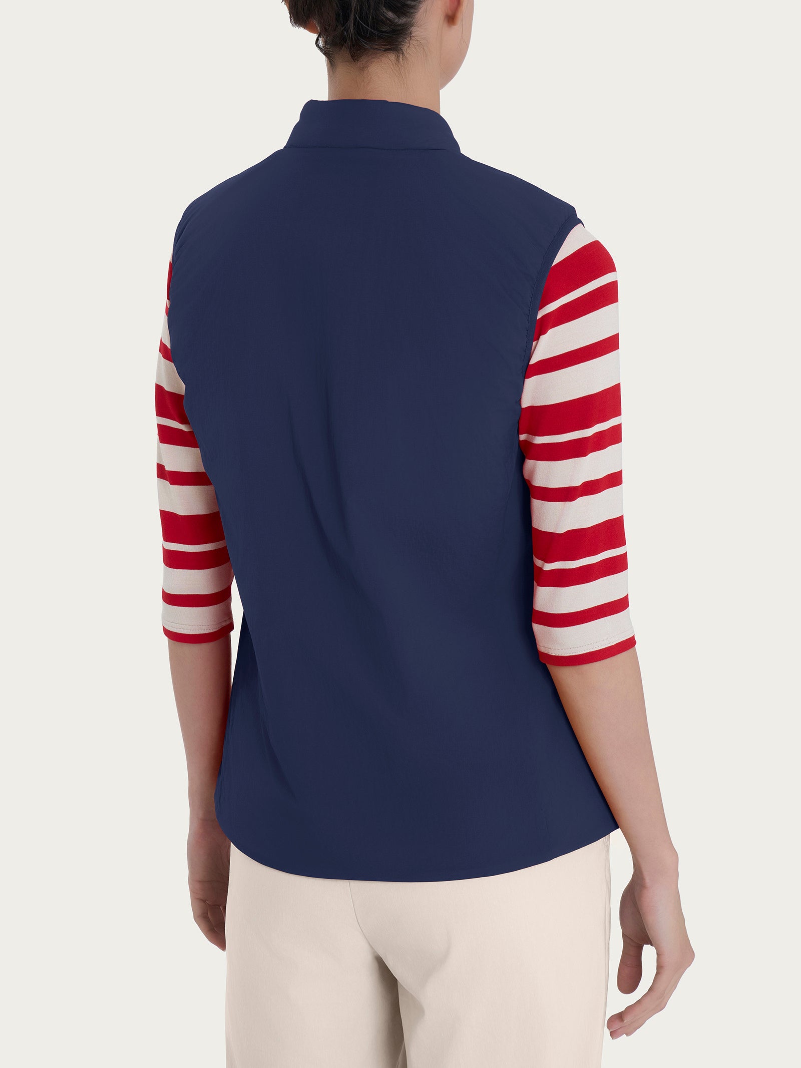 Ragno Comfort Gilet piumerino smanicato 100g Navy