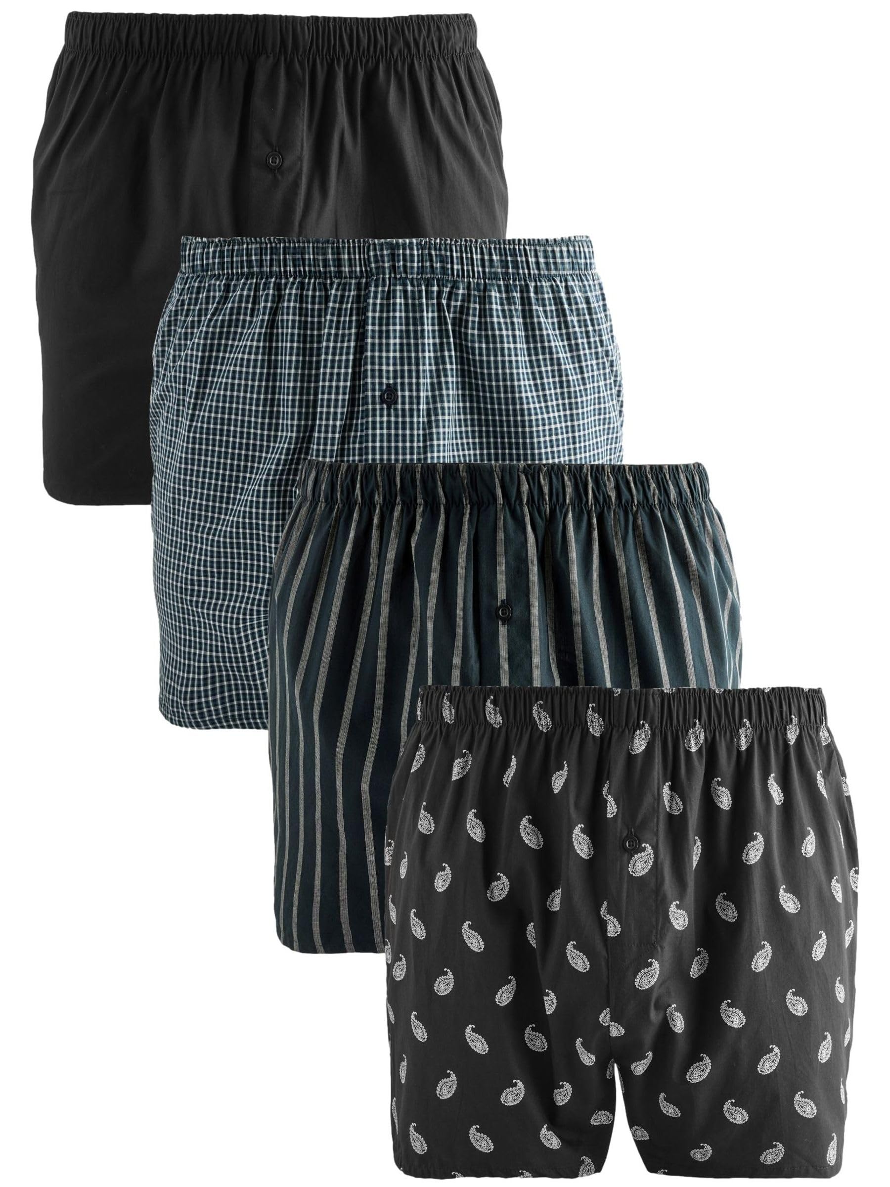 Next Boxer Uomo Confezione 4 Pezzi Striscia Nera