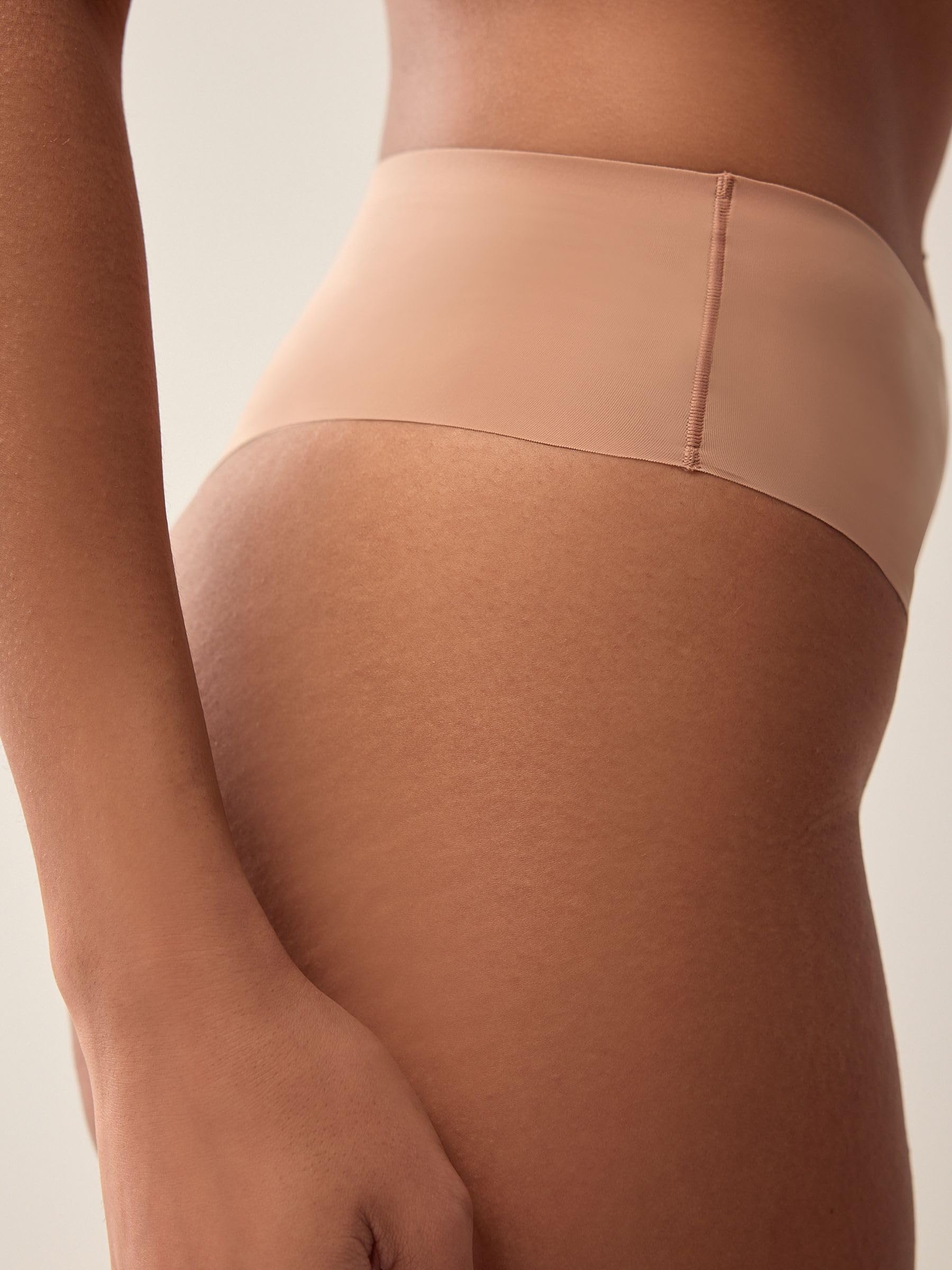 Next perizomi vita alta 3 paia neri bianchi nude invisibili