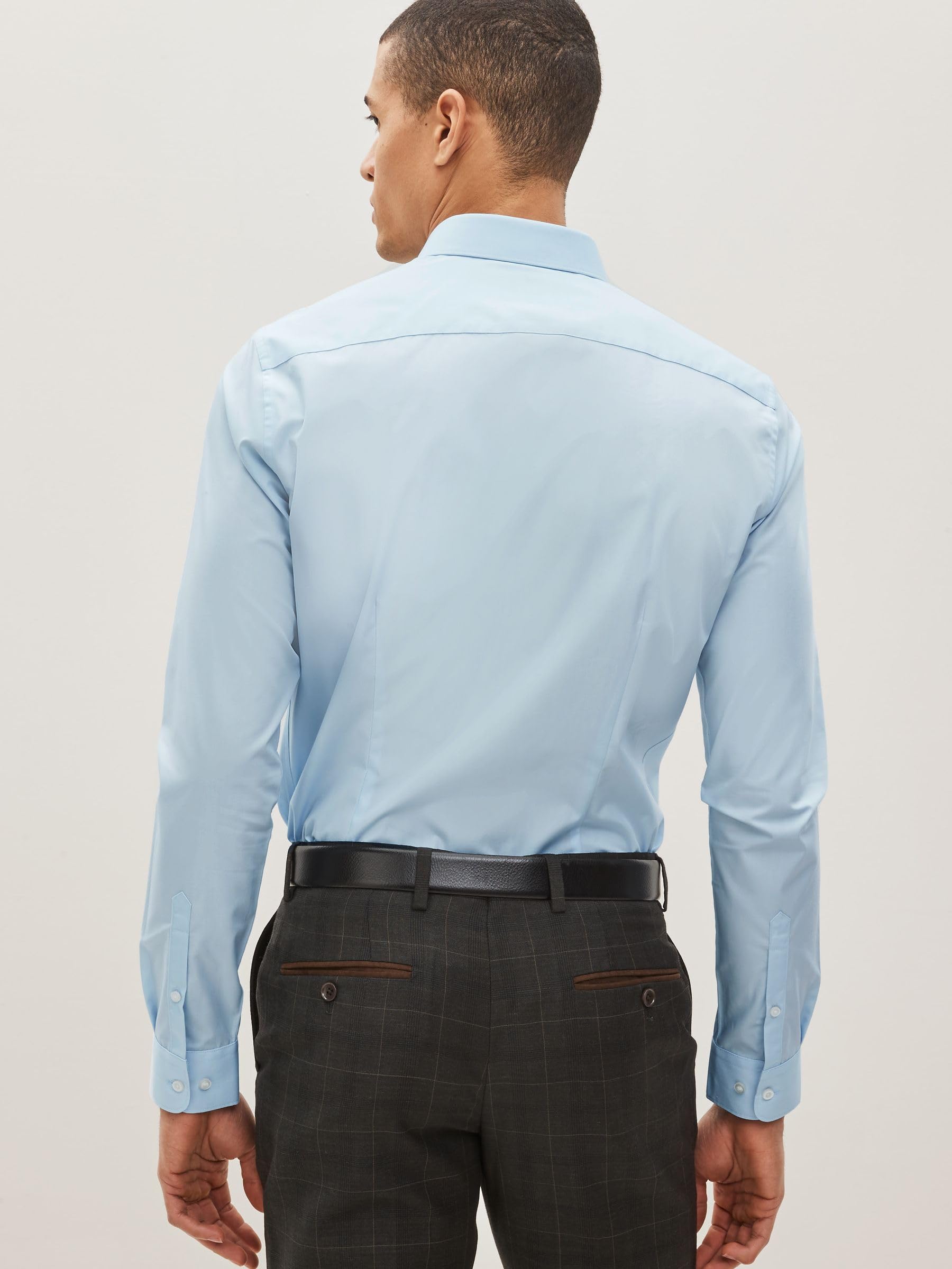 NEXT Camicia Easy-Care Skinny Uomo Taglia 41 Misto Cotone