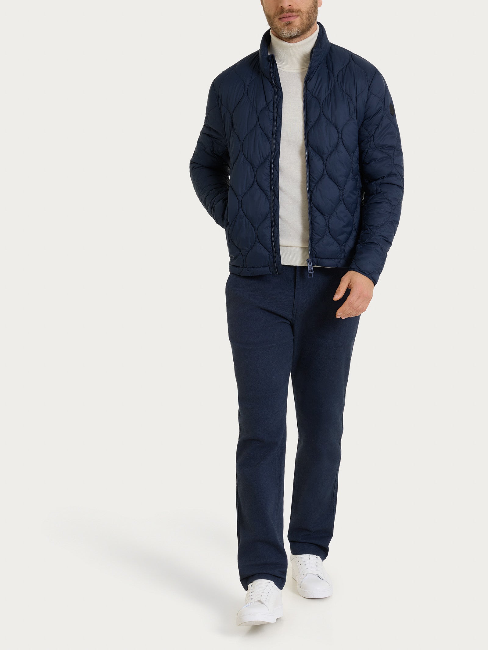 Ragno Onion Quilt Piumino puffer uomo Bleu trapuntato