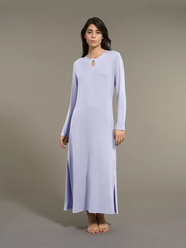 Ragno Notte Camicia da Notte Lunga Micromodal Blu