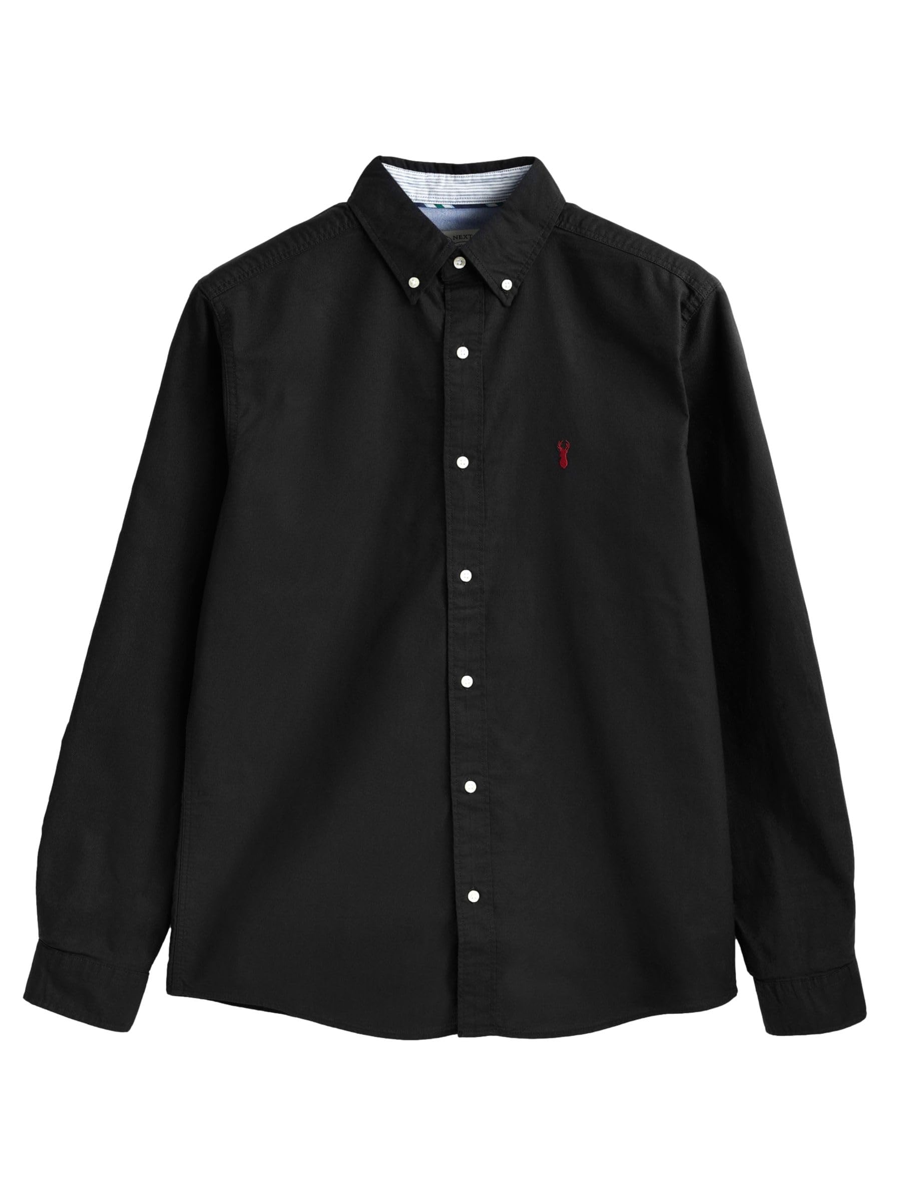 Next camicia oxford uomo maniche lunghe rosa cotone