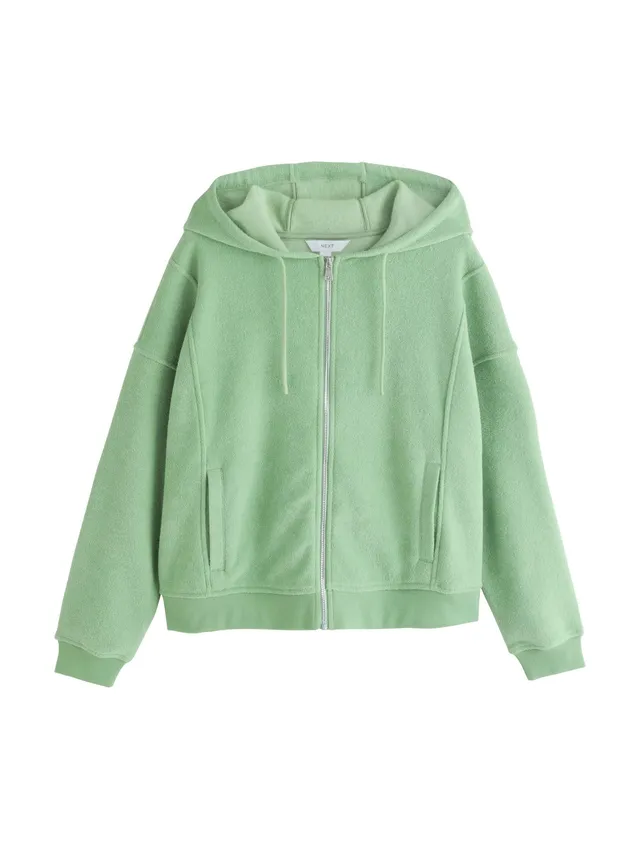 Next Felpa con Cappuccio Zip in Spugna XL comoda
