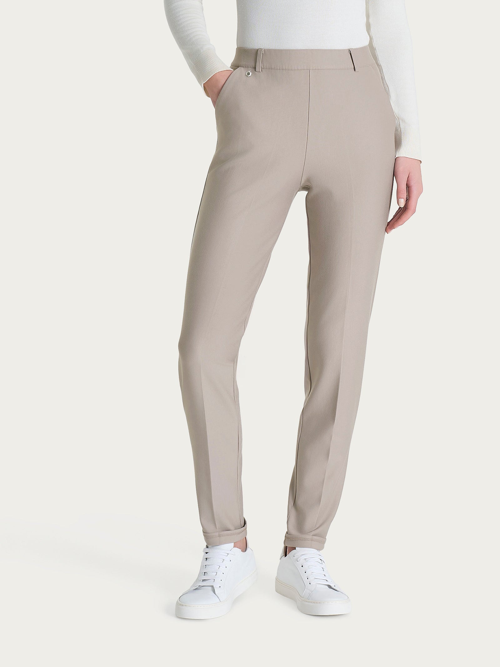 Ragno Compact The Chino Pantalone Donna String Slim Elasticizzato