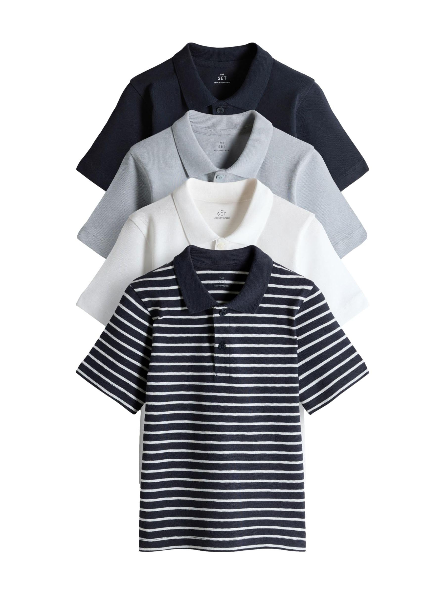 Geo Next The Set polo piqué bambino 4 pezzi manica corta