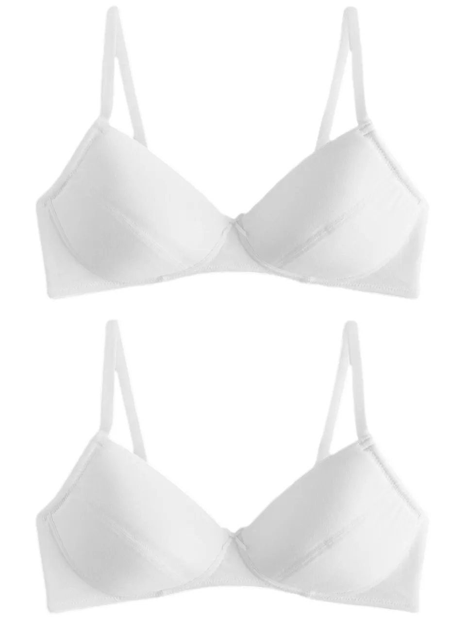 Next reggiseni sportivi bianchi 65 confezione 2 pezzi