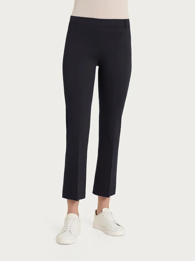 Ragno Satin Power pantalone donna flare Nero alla caviglia