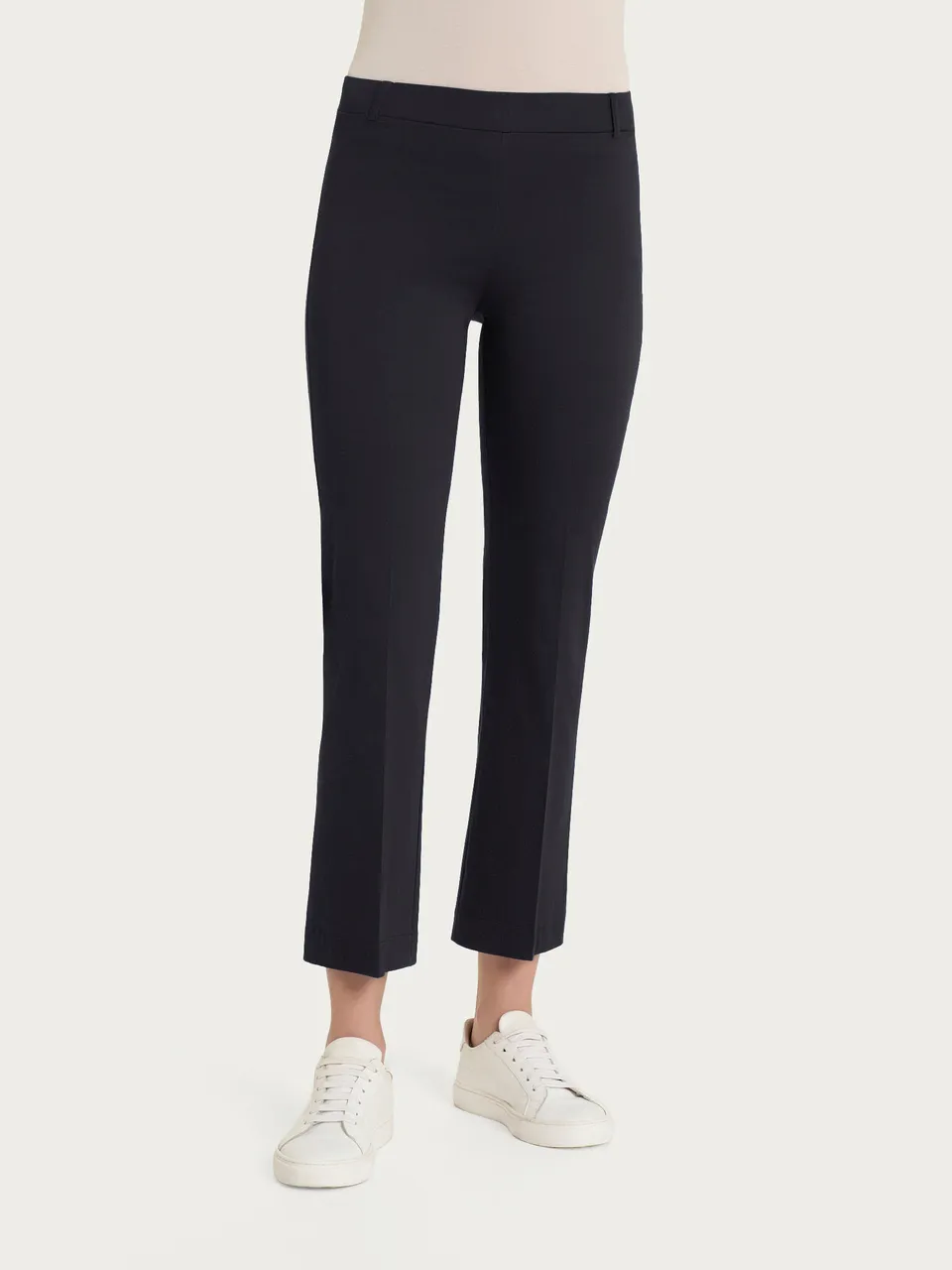 Ragno Satin Power pantalone donna flare Nero alla caviglia