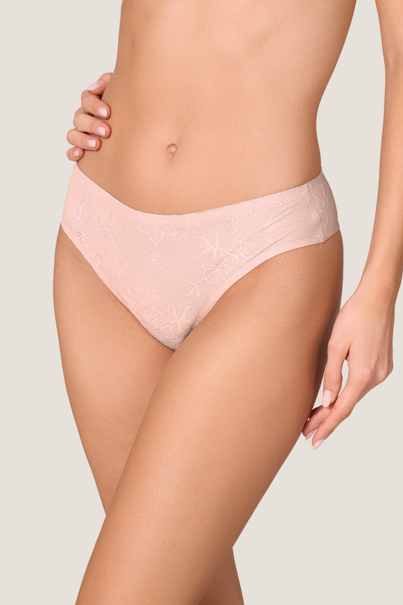 Goldenpoint Seamless Lace brasiliana pizzo fianco medio