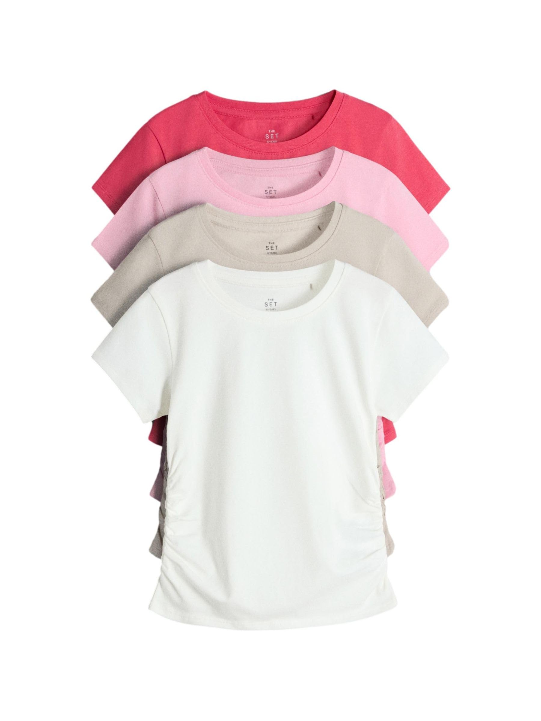 Geo Next The Set t-shirt bambina 4 pezzi cotone