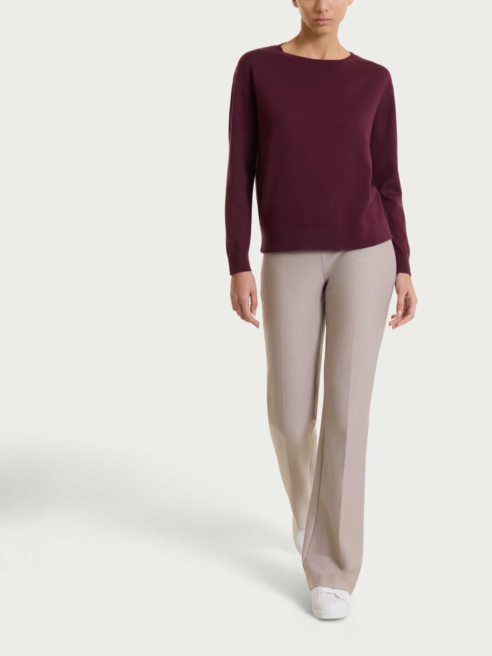 Ragno Merino Soft maglia barchetta lana fig