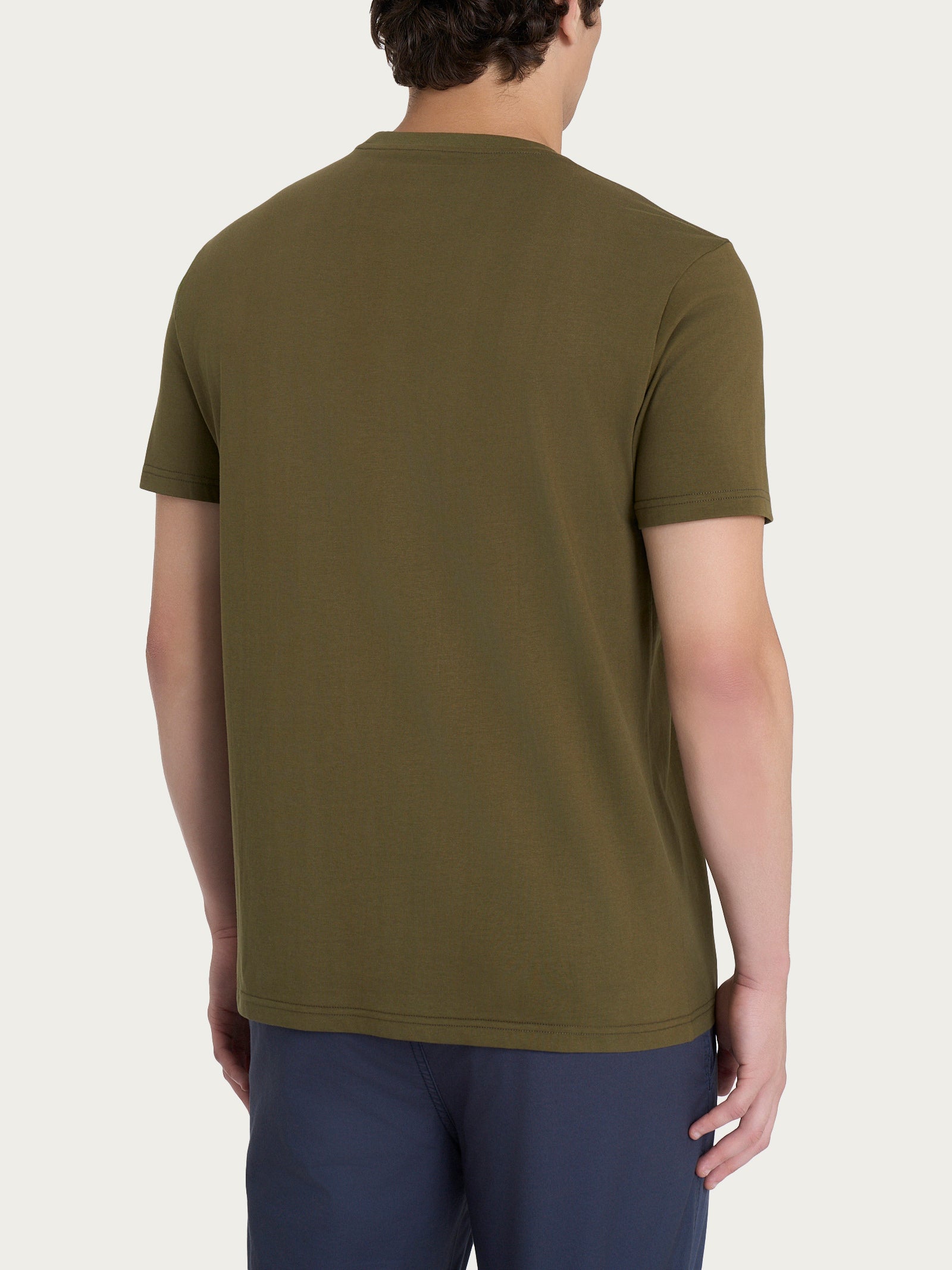 Ragno SL t-shirt girocollo manica corta oliva cotone regular