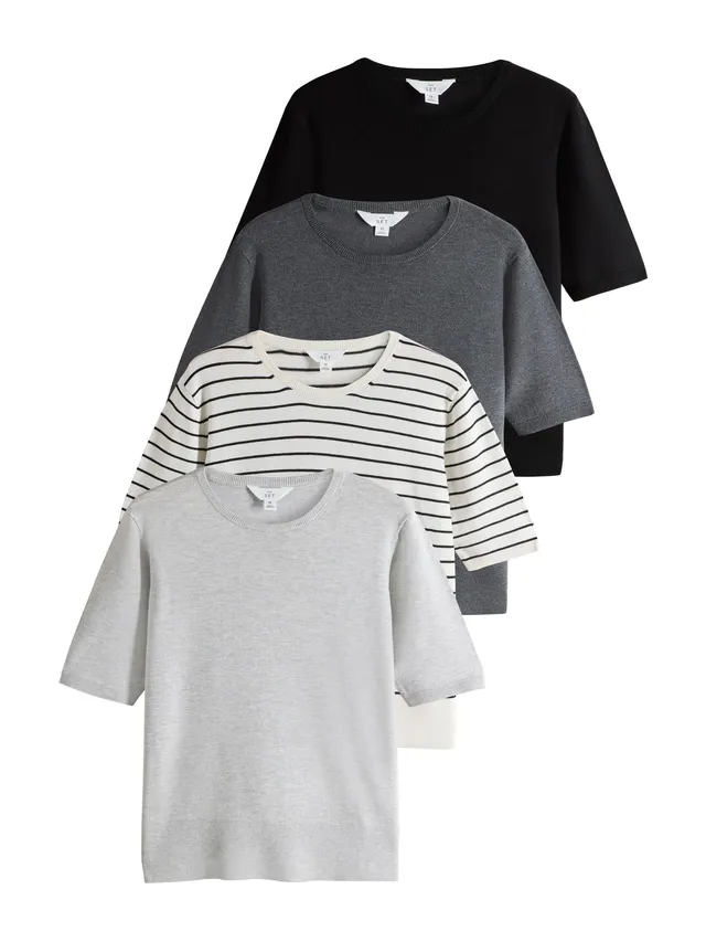 Geo Next The Set t-shirt punto fino donna confezione 4