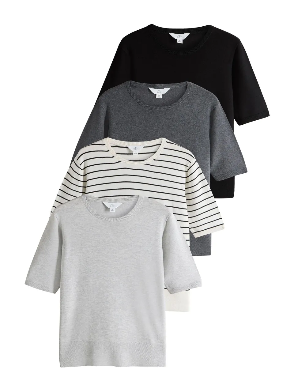 Geo Next The Set t-shirt punto fino donna confezione 4