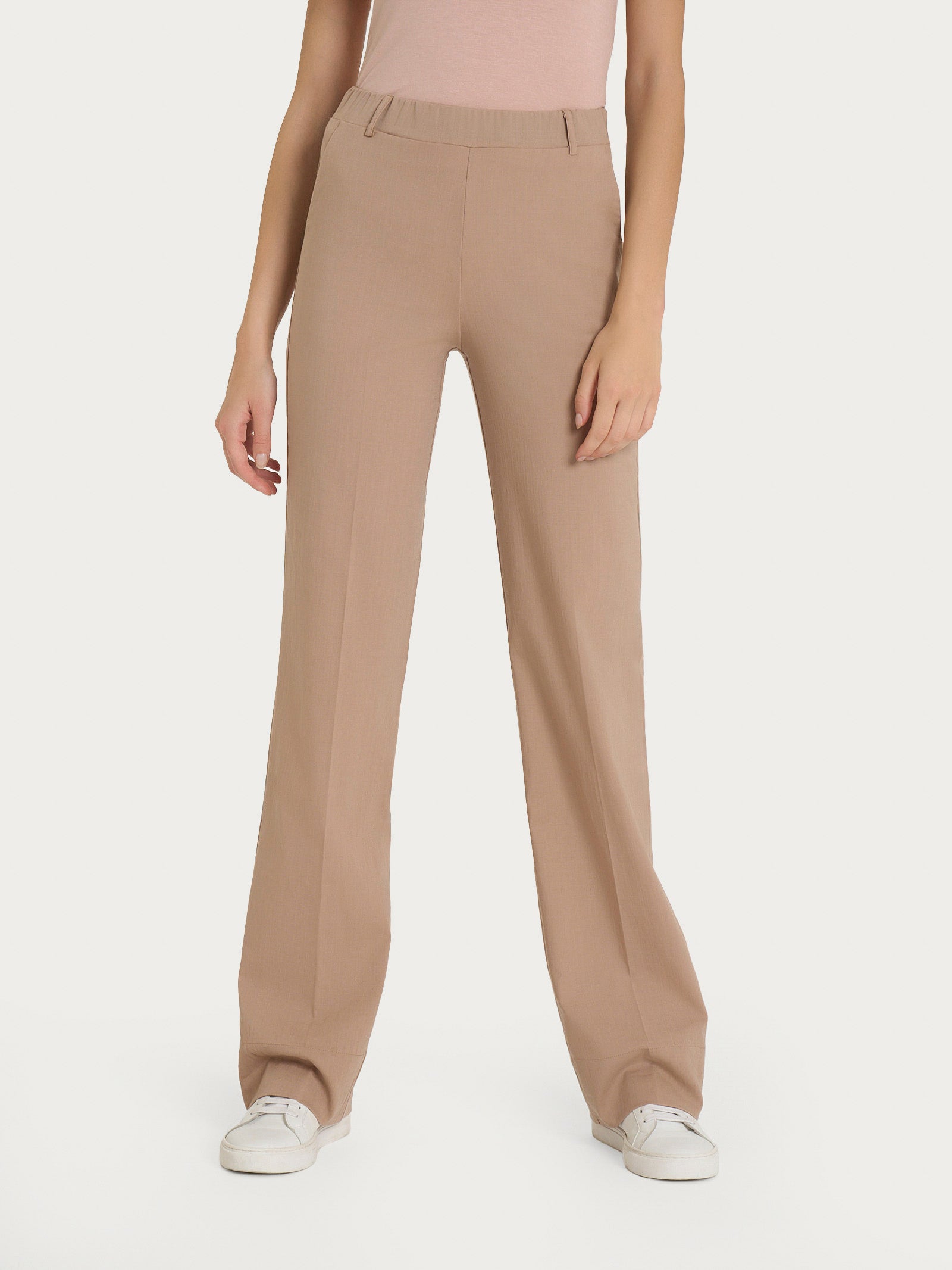 Ragno Super Natural Pantalone dritto Warm Taupe tencel