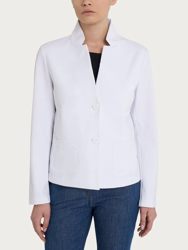 Ragno Compact Light blazer corto Bianco regular