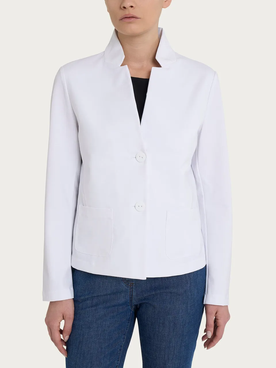 Ragno Compact Light blazer corto Bianco regular