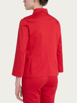 Ragno Satin Power short blazer donna salsa in cotone
