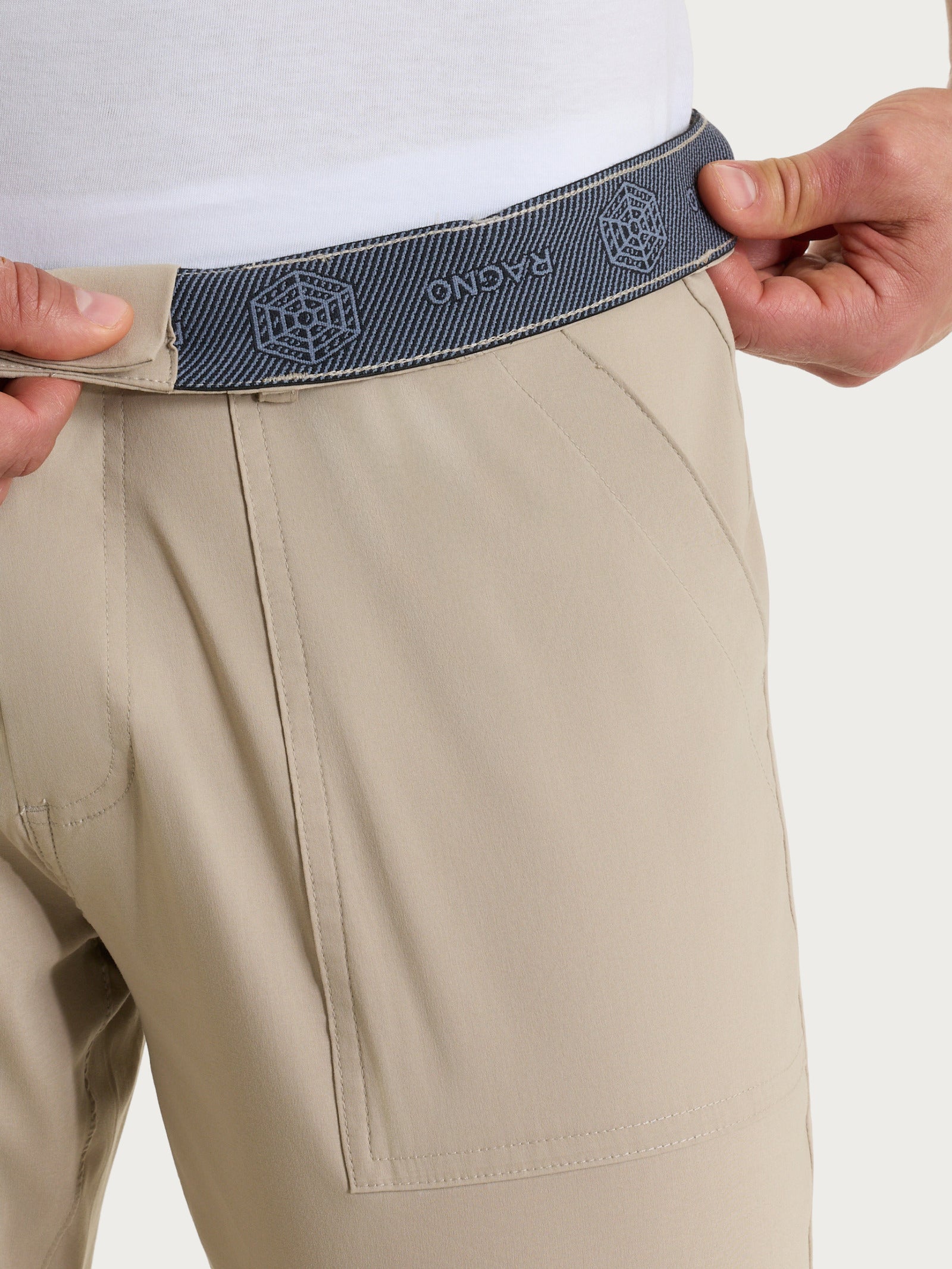 Ragno Super Fresh Explorer pantalone chino Crockery comfort belt
