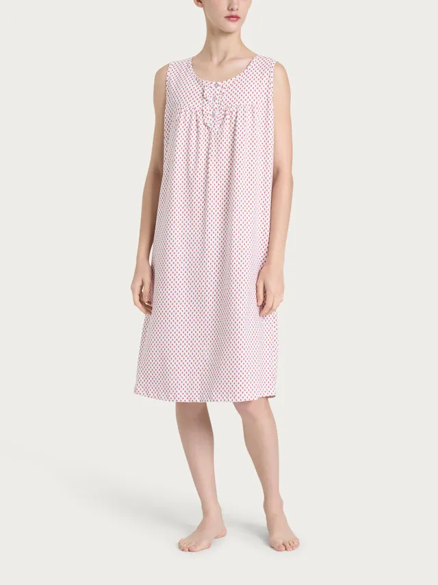 Ragno Jersey Camicia Notte Donna Fantasia in cotone