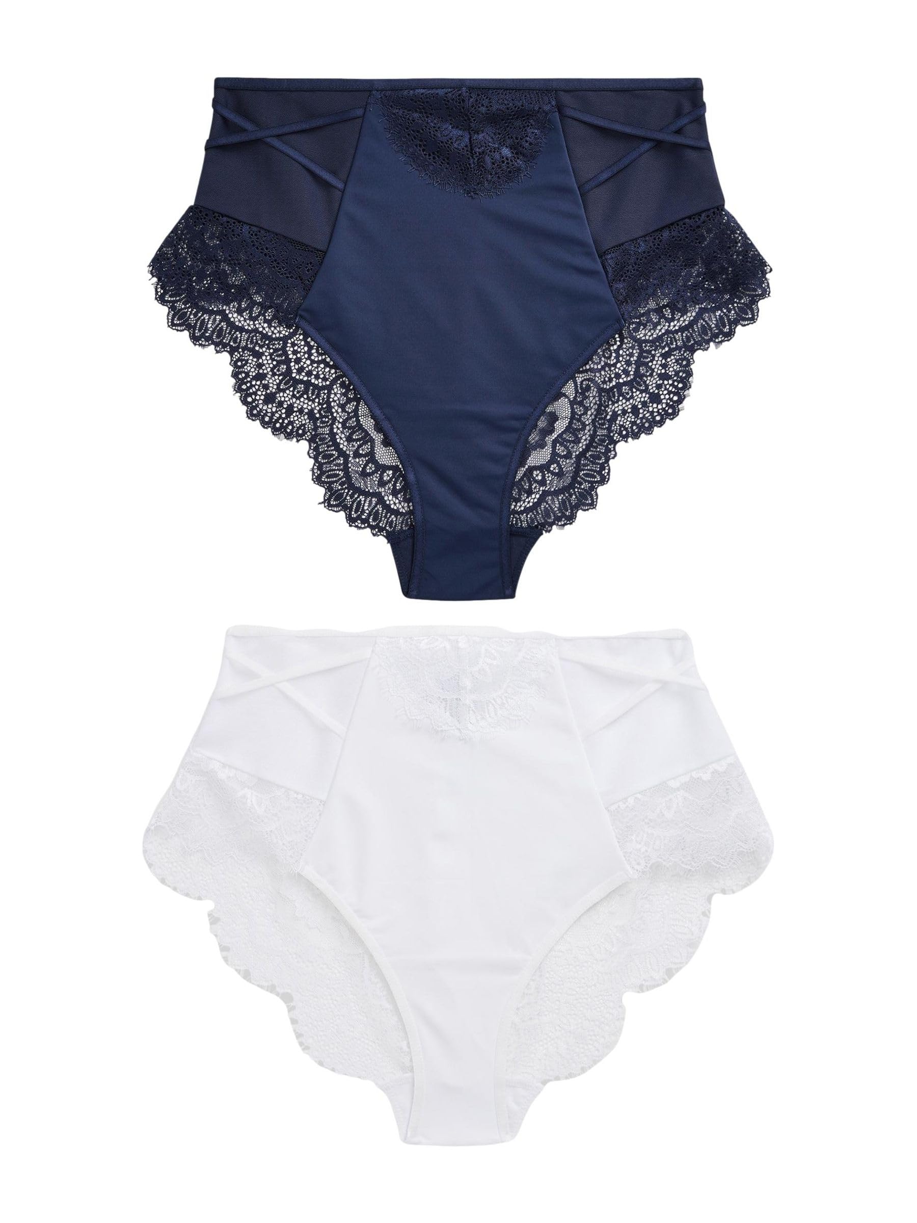 Next Slip Pizzo Modellanti 2 Pezzi Taglia 46 Vita Alta