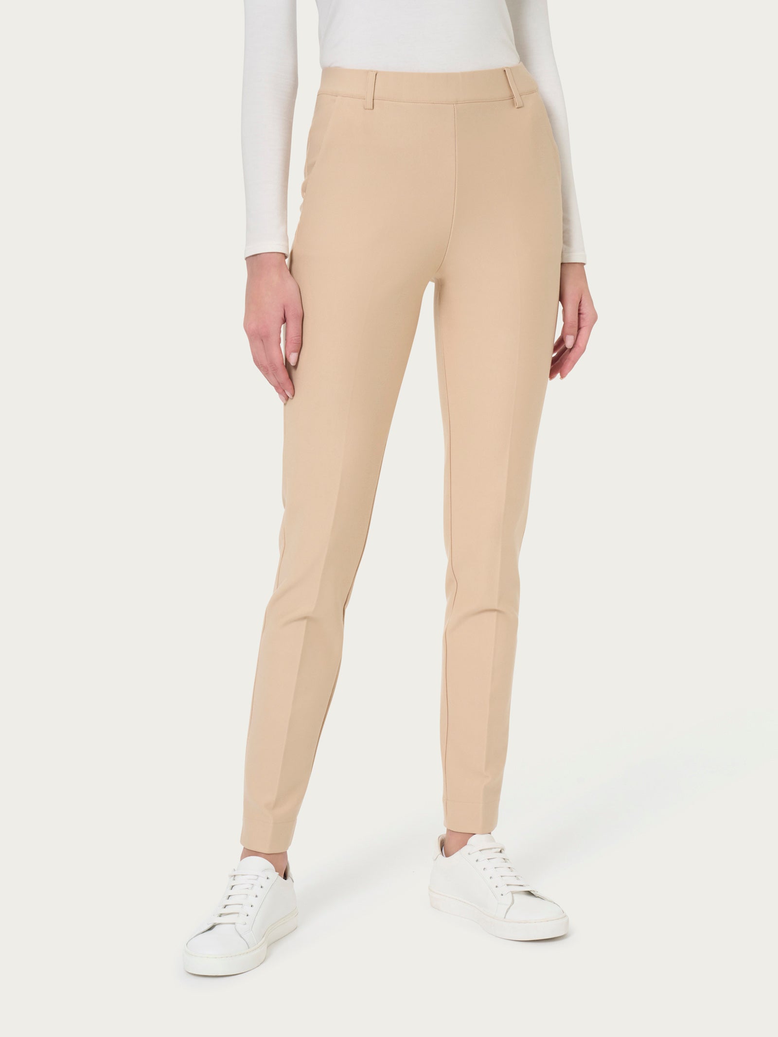 Ragno Compact Pantalone chino donna cream punto Milano