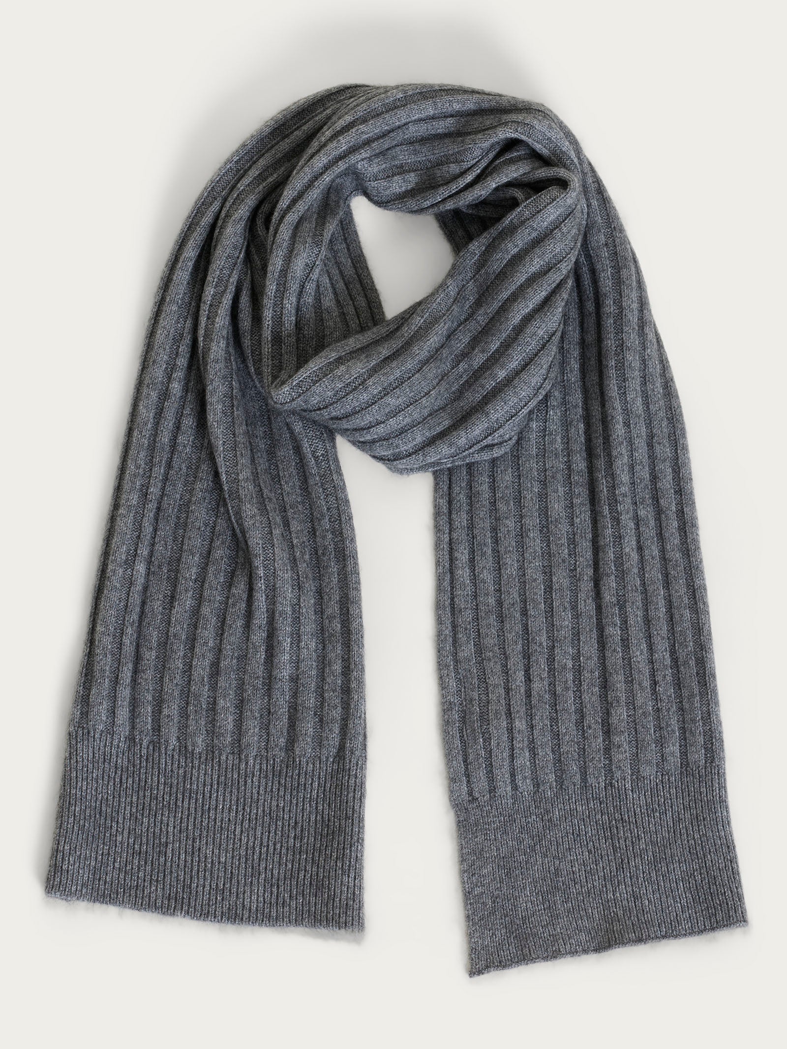Ragno Natural Soft sciarpa unisex ferro melange calda