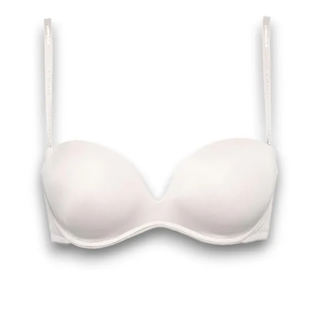 Lady C Fascia Push Up Senza Ferretto reggiseno bianco 1B
