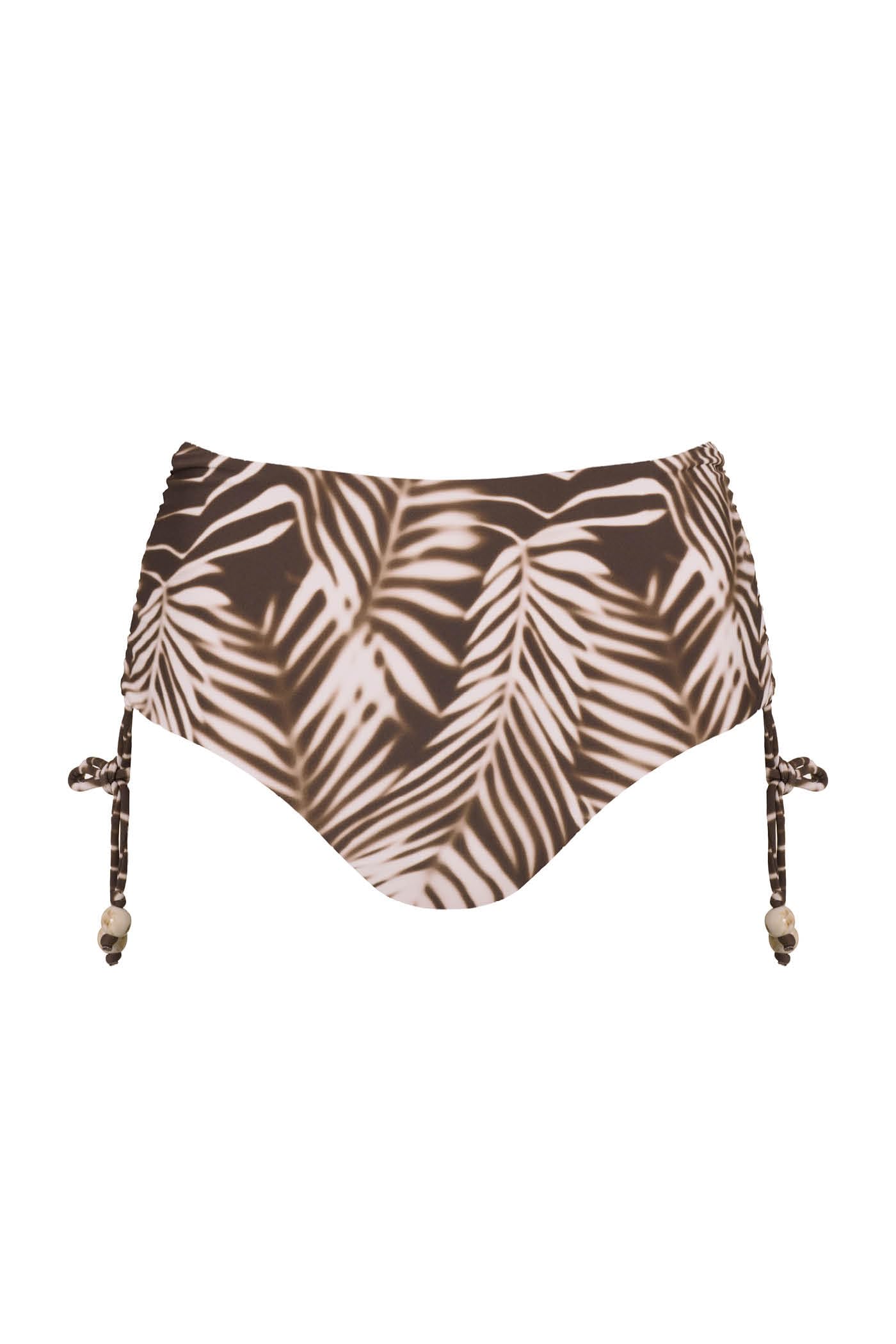 Goldenpoint Wild Charme slip bikini fianco alto foliage