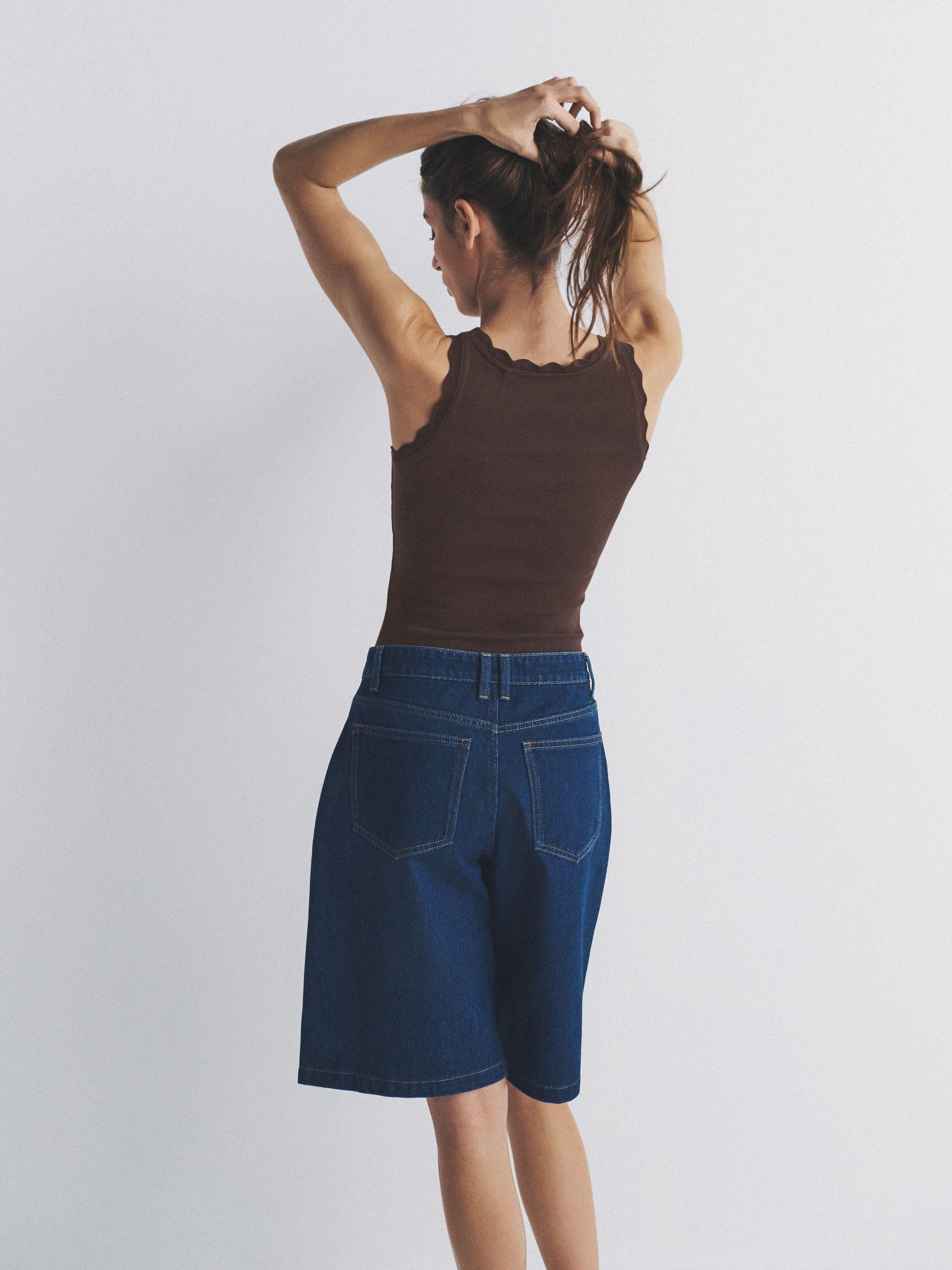 Geo Next The Set Canotta Coste Bordo Smerlato Donna 3 Pezzi
