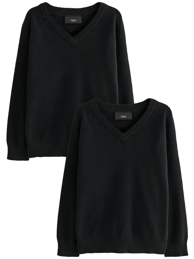 Next maglione ragazzo scollo V 2 pezzi taglia 170 cotone