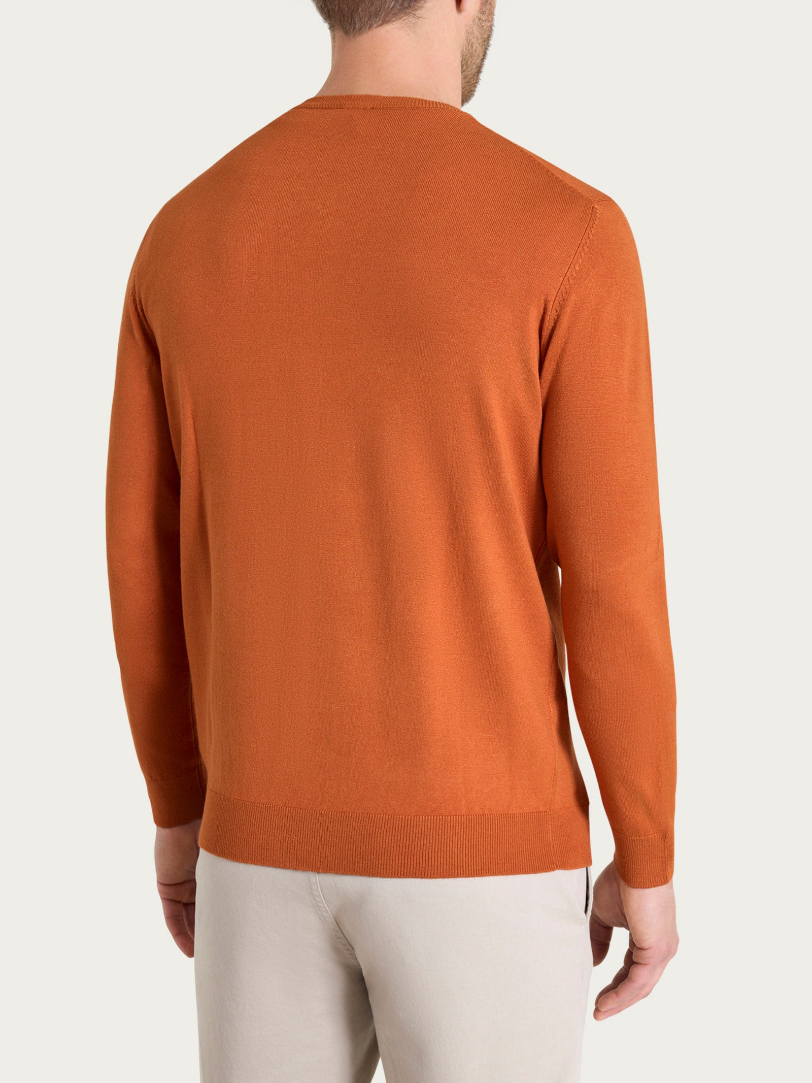 Ragno Four Seasons Pull Scollo V Rust misto viscosa