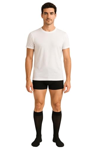 Lady C calze uomo lunghe cotone filo di Scozia 6 paia leggere