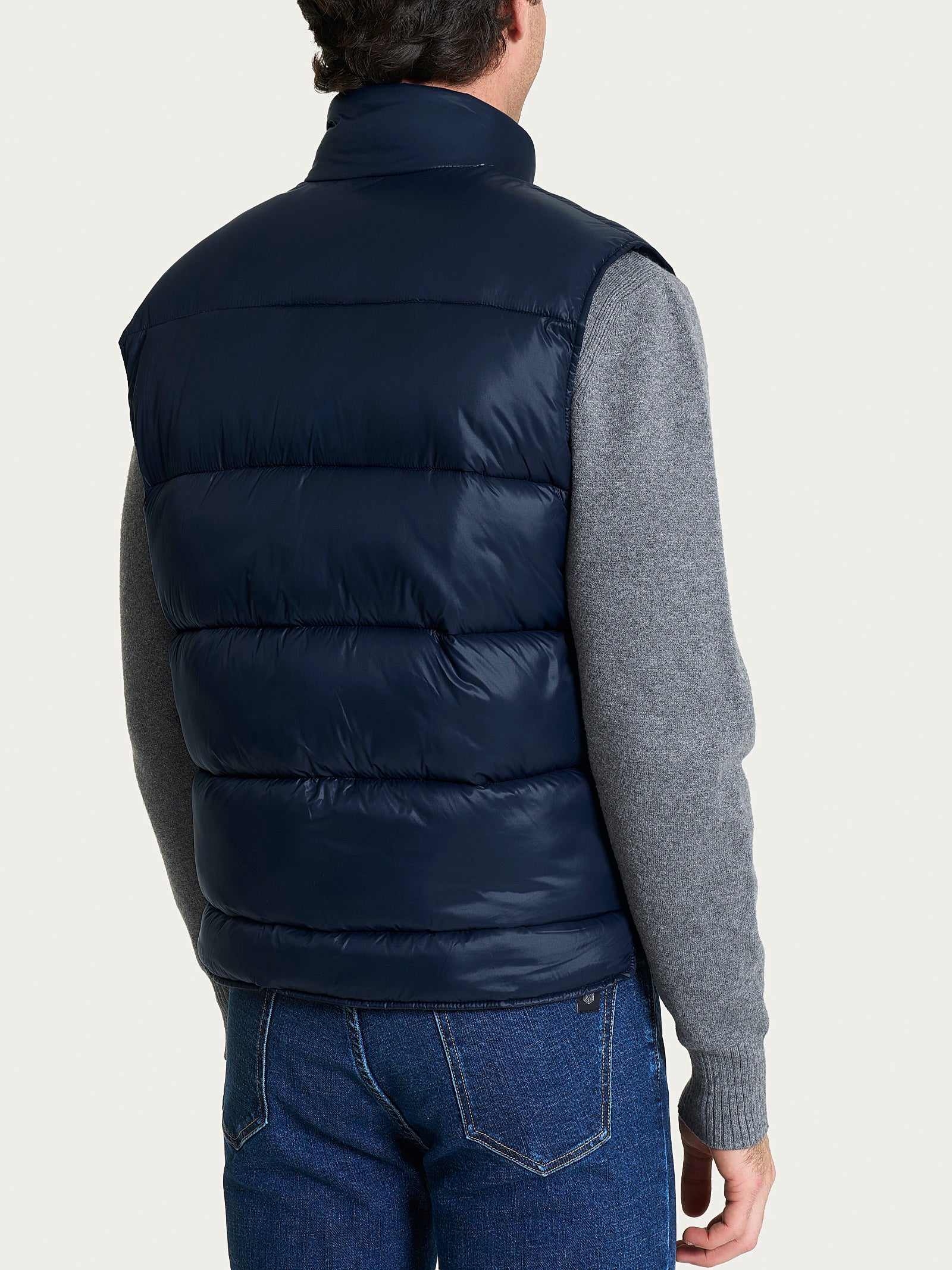 Ragno Vegan Down Piumino Smanicato Outer Space Lucido