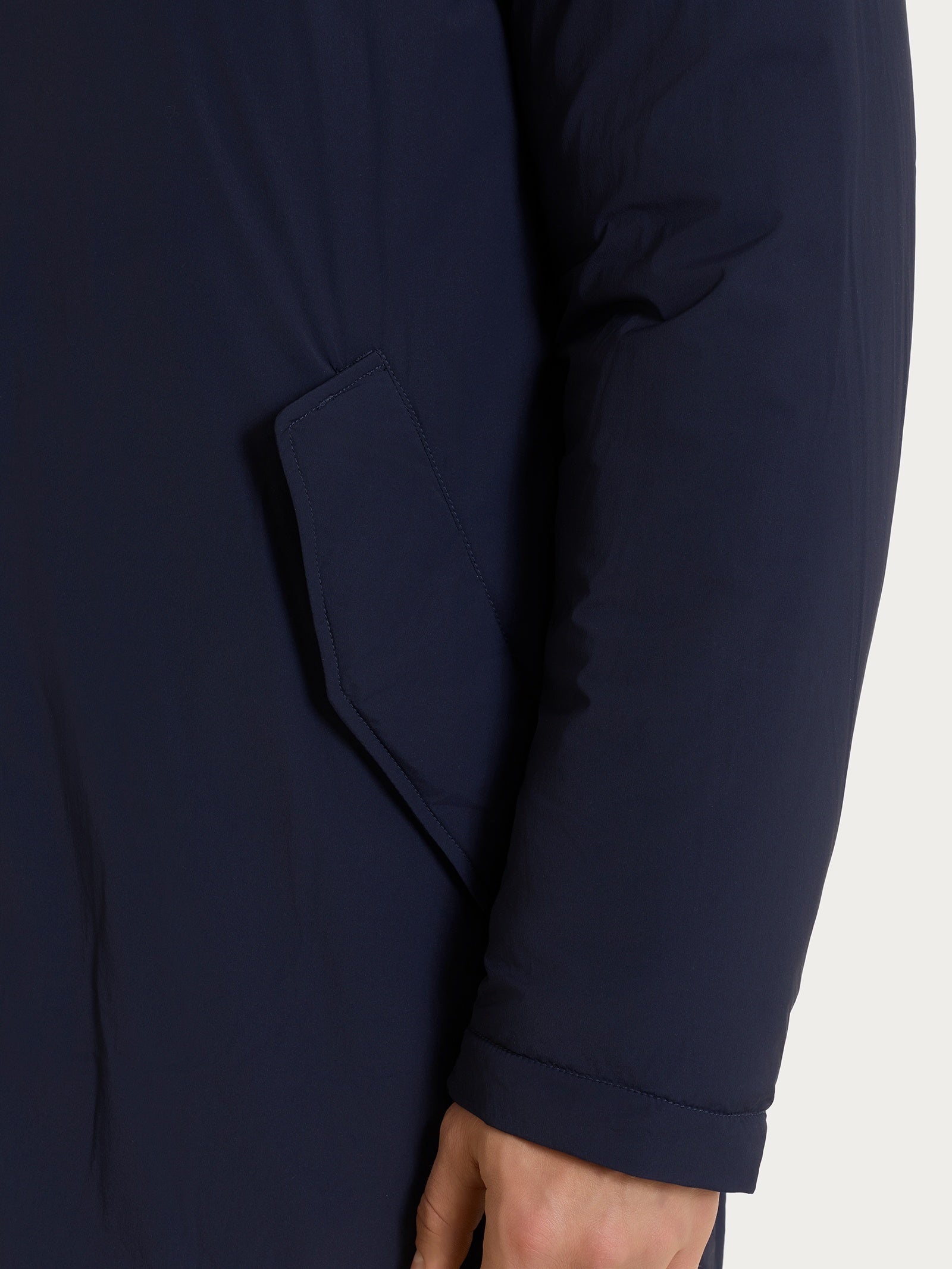 Ragno Comfort piumerino anorak uomo Navy imbottitura lana