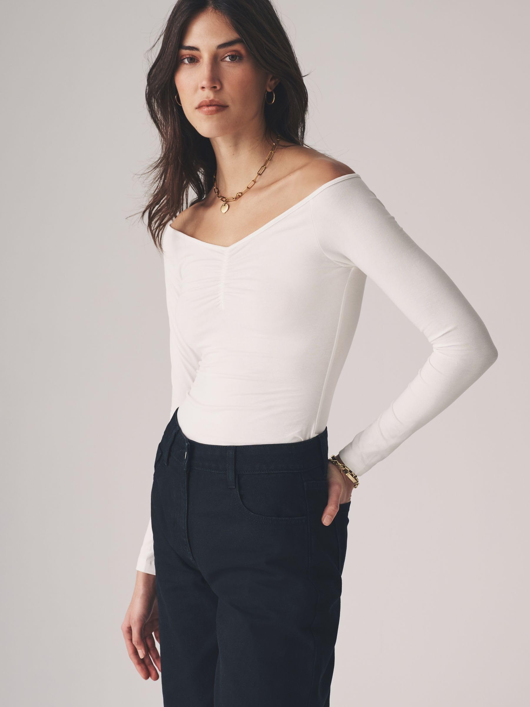 Next The Set top donna 3 pezzi maniche lunghe slim