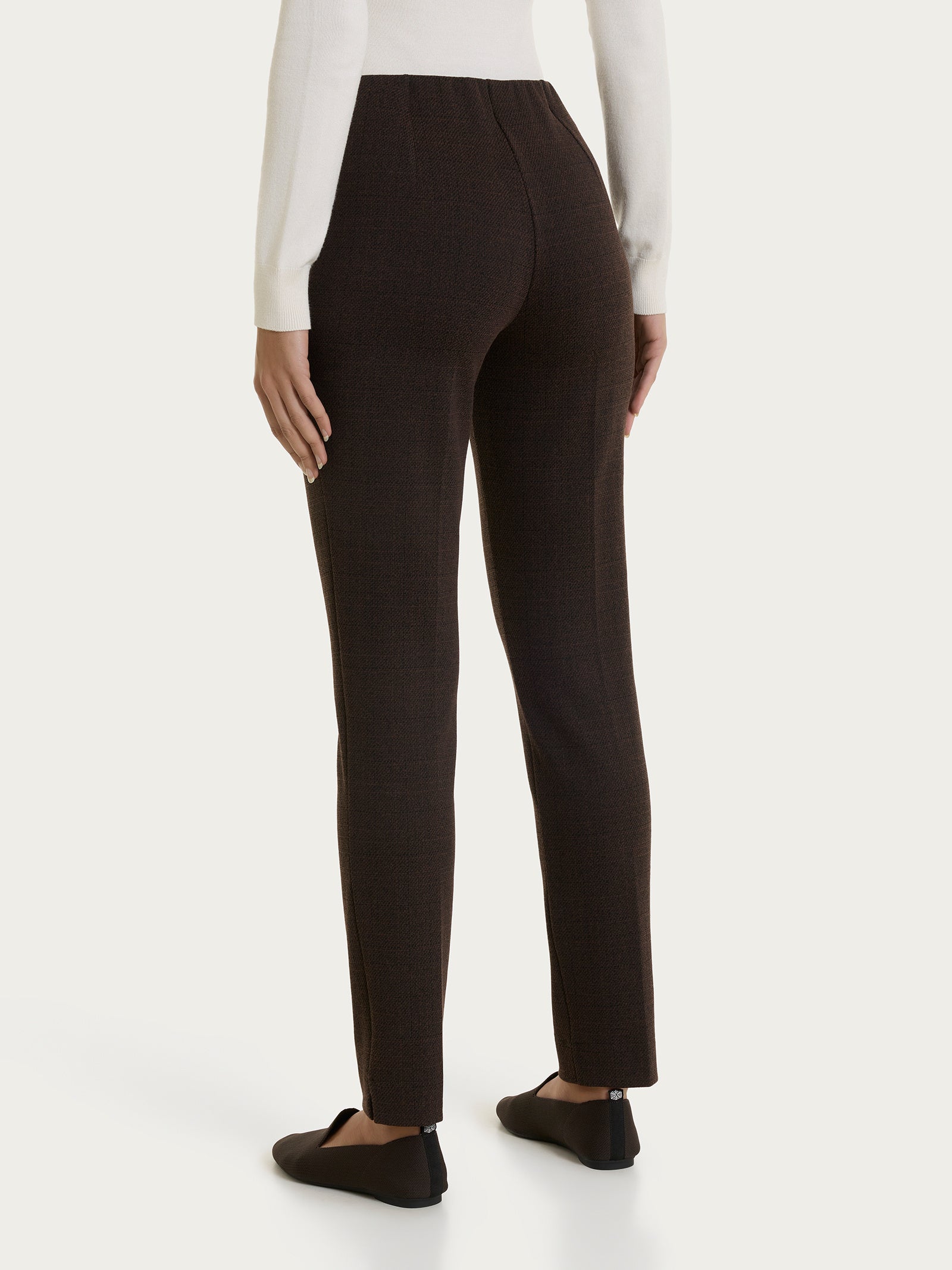 Ragno Jacquard Pantalone Sigaretta Chocolate Torte skinny