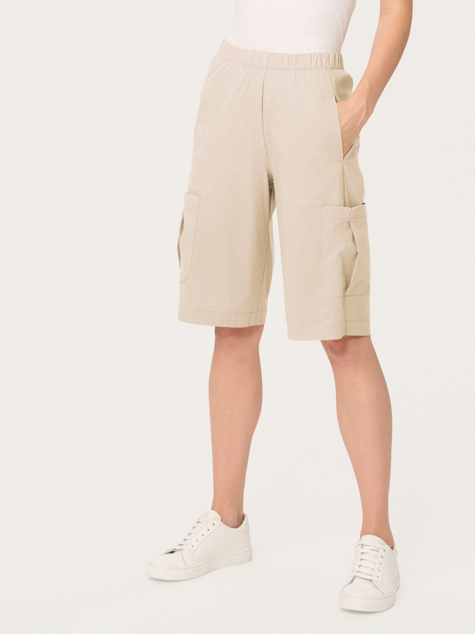 Ragno Super Fresh bermuda cargo donna champignon