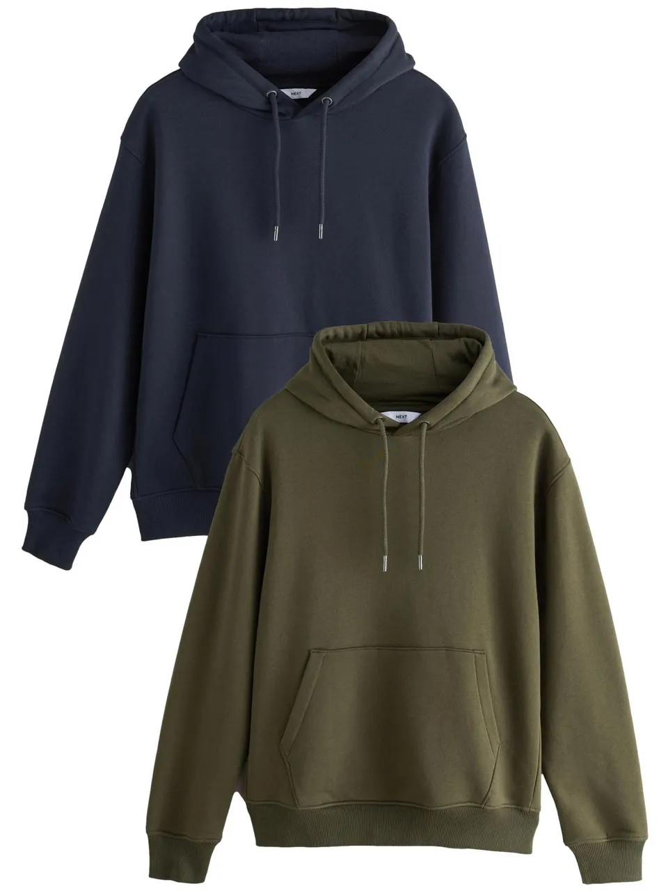 Next felpa uomo cappuccio jersey cotone 2 pezzi