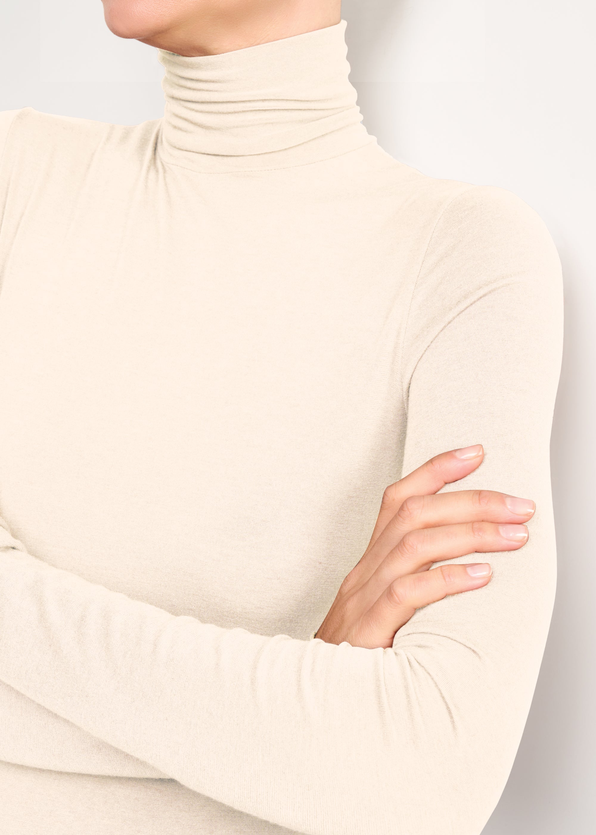Philippe Matignon Leger Maglia Collo Alto Cachemire