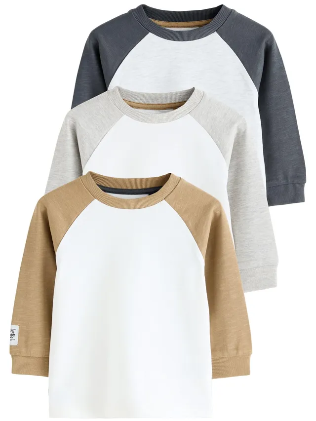 Next magliette manica lunga bambino 18-24 mesi 3 pezzi