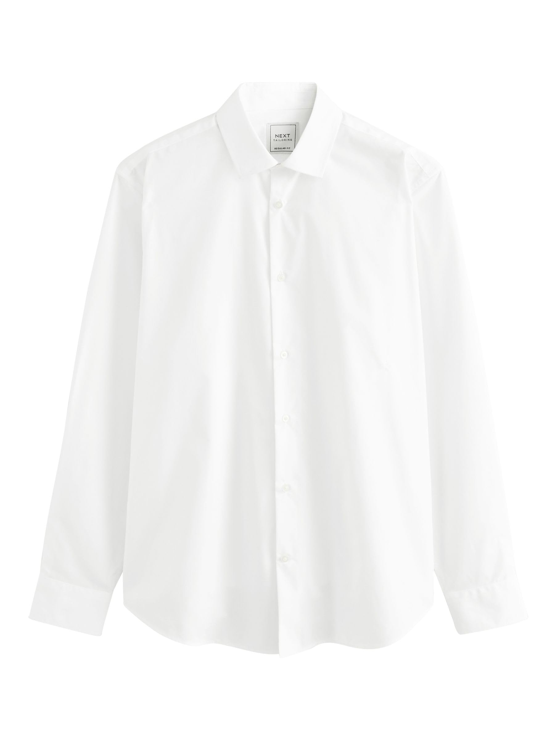 Next Easy-Care camicia uomo manica lunga bianca 2 pezzi 38
