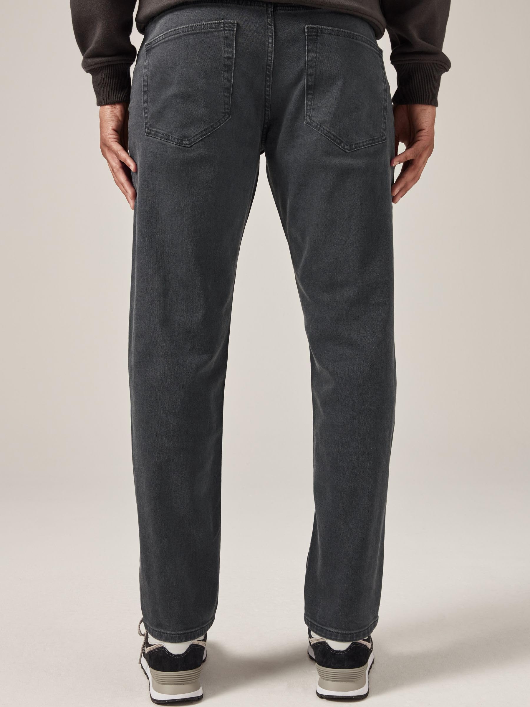 Next jeans uomo classico W38 L31 grigio carbone