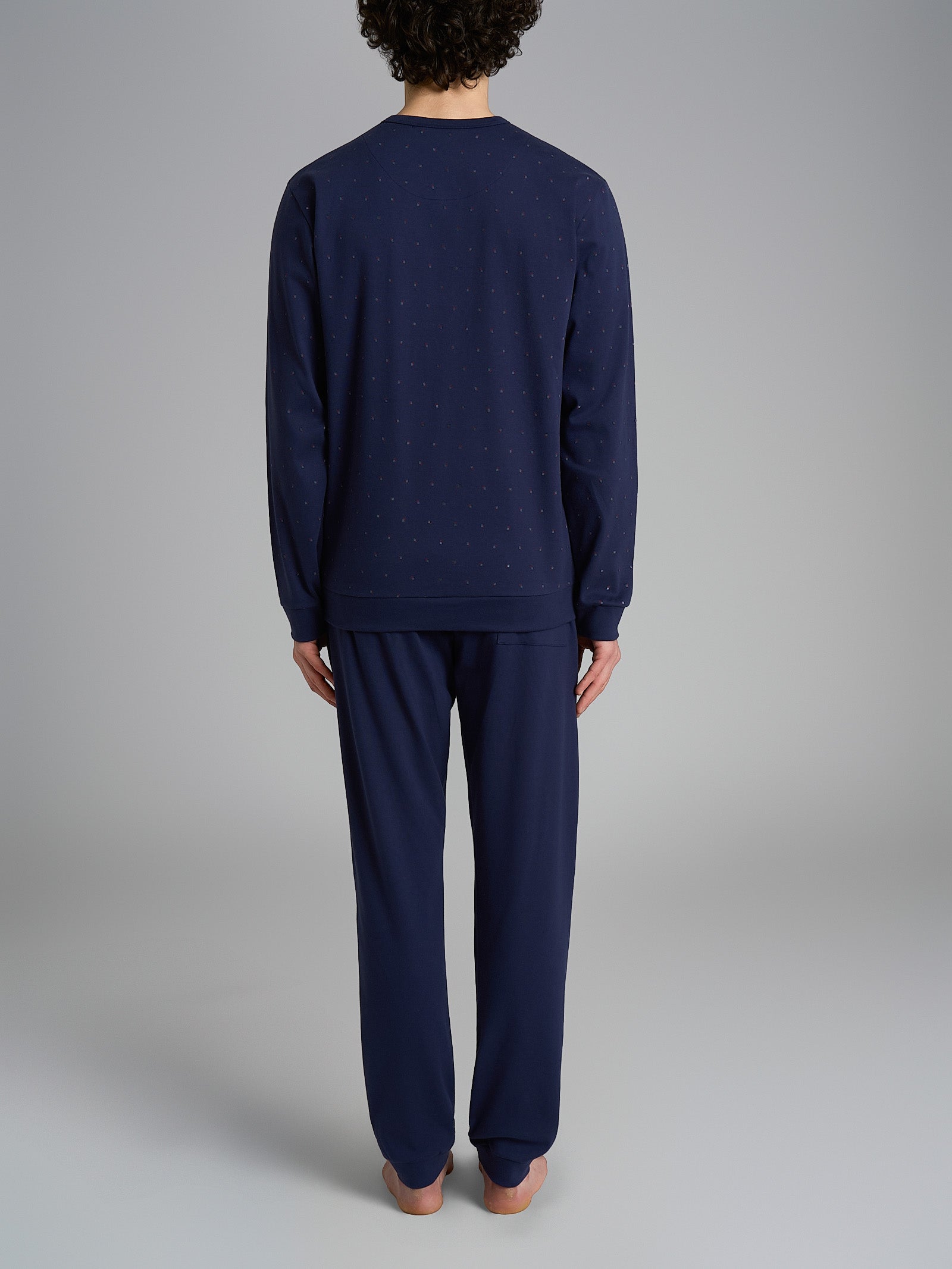 Ragno Interlock Pigiama Serafino Naval Academy cotone