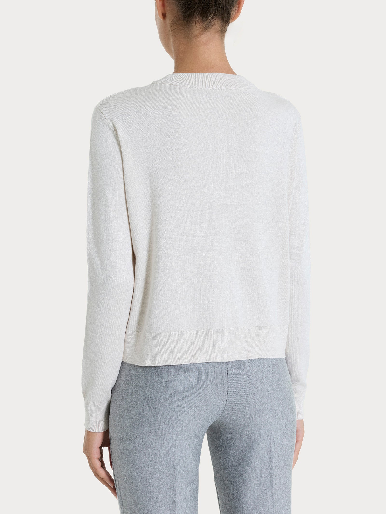 Ragno Four Seasons Cardigan Corto Bottoni maglia champignon