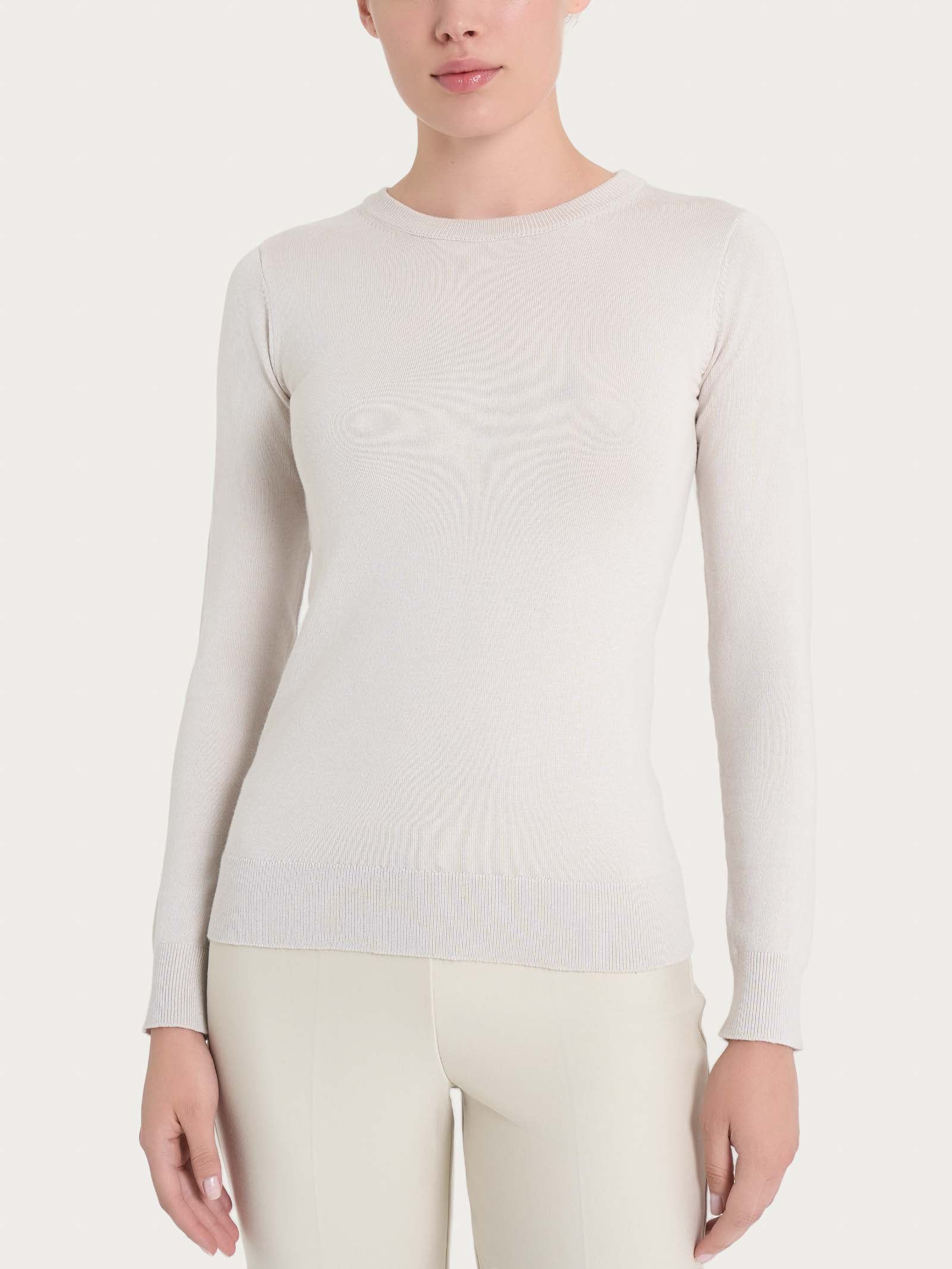 Ragno Four Seasons maglia girocollo Champignon termoregolante
