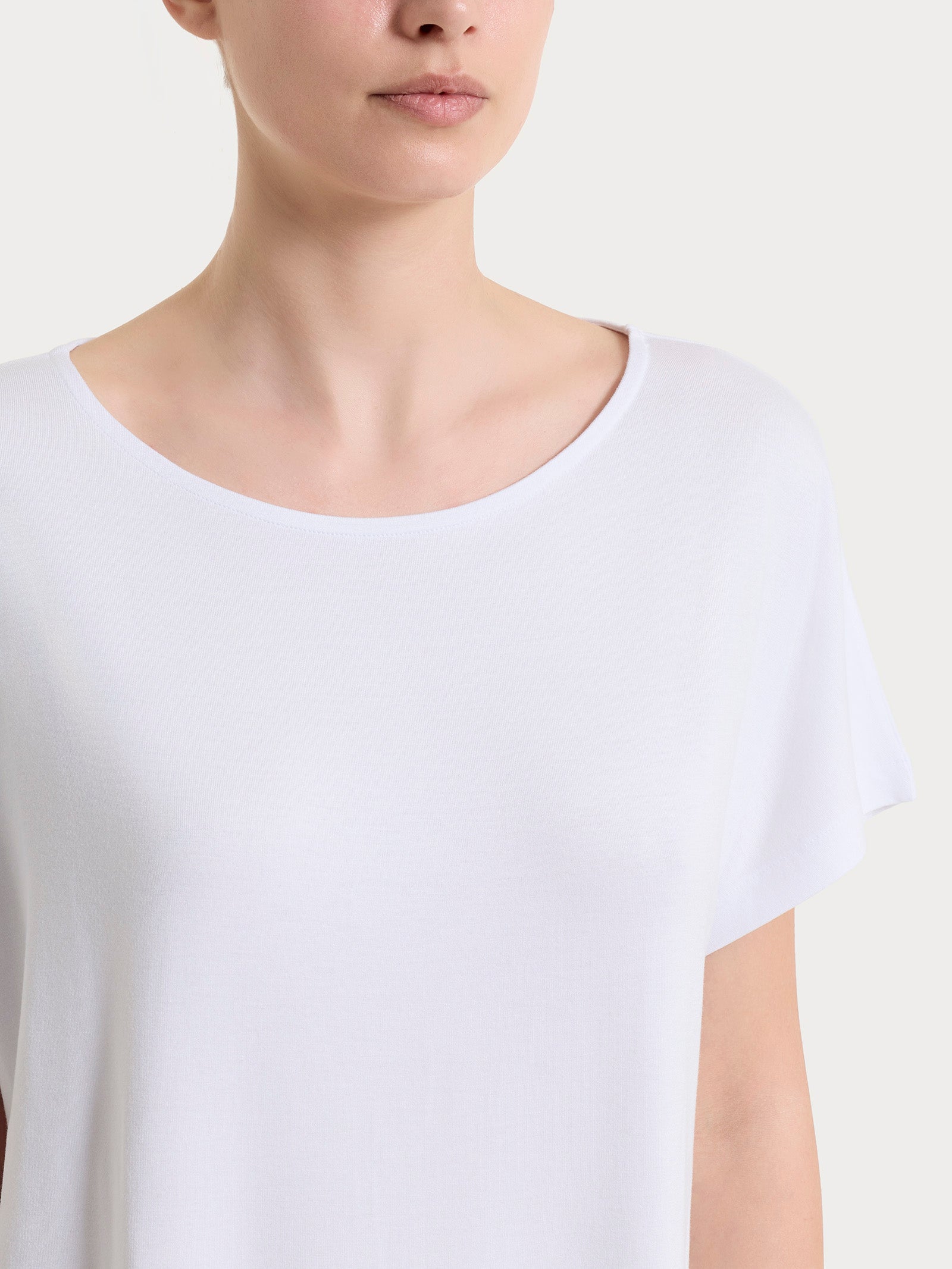 Ragno Viscosa Summer Maglietta girocollo Bianco