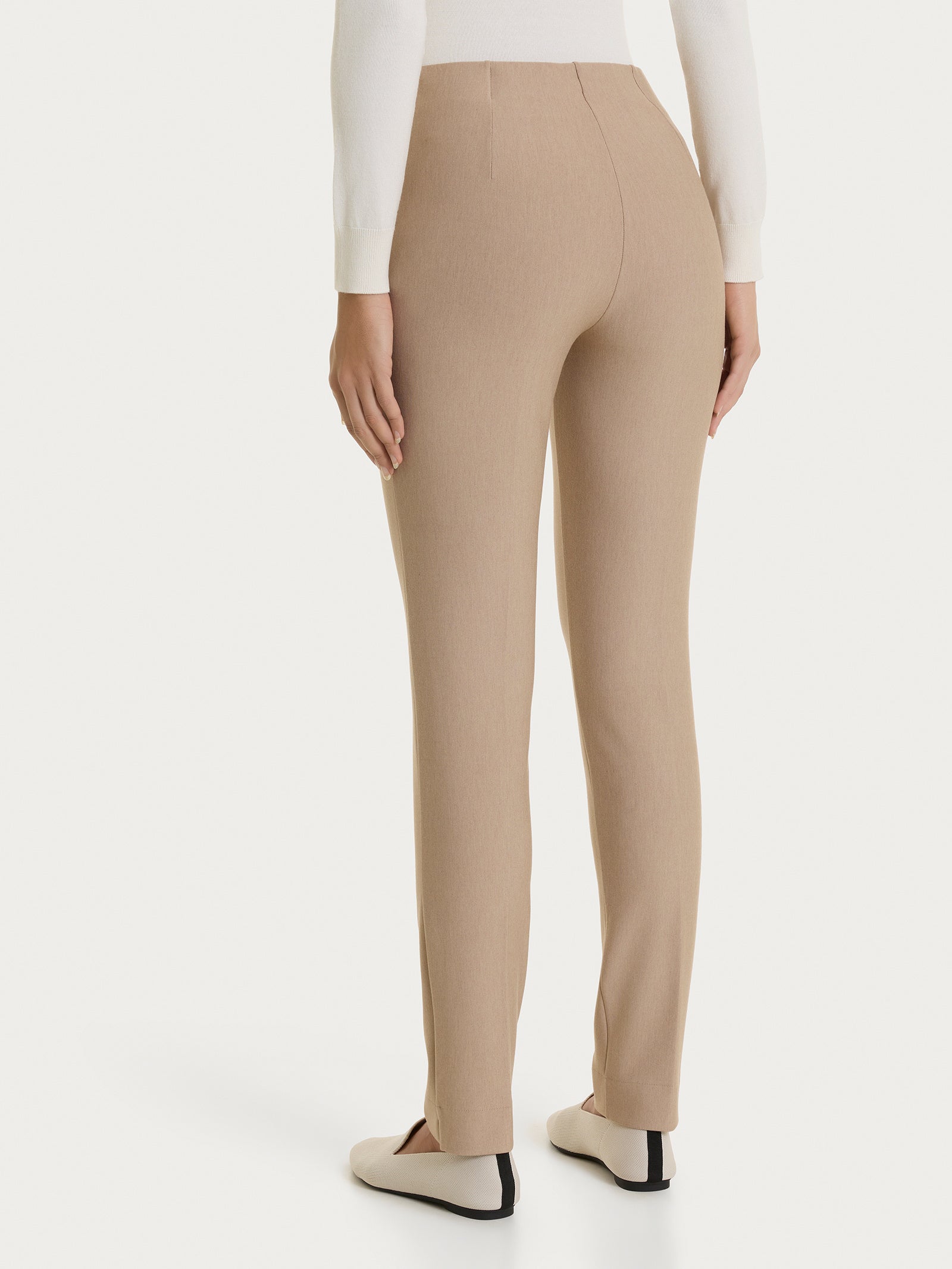 Ragno Compact pantalone a sigaretta Cammello Mel skinny